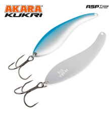 Блесна Кукри (ятаган) Akara Asp Time Kukri, 45 мм (6 г) цвет 10/SIL