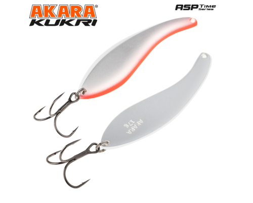 Блесна Кукри (ятаган) Akara Asp Time Kukri, 45 мм (6 г) цвет 8/SIL
