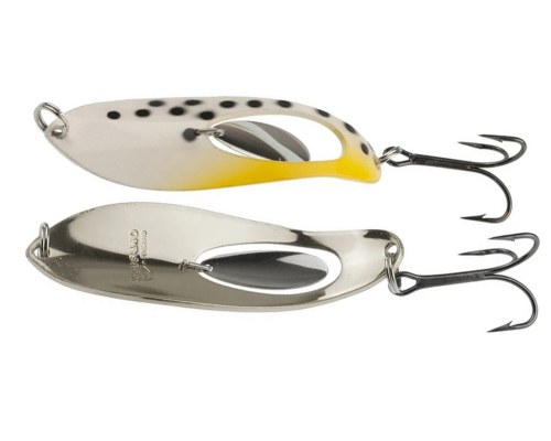 Блесна Kuusamo Taimen Super 75/17 #W/Ye/BL-S