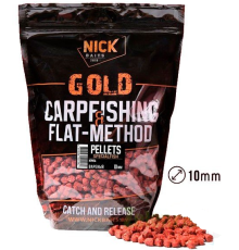 Прикормка рыболовная пеллетс Nick Baits Gold "FF 10 мм" Криль, 1 кг