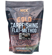 Пеллетс Nick Baits Gold промасленный (Палтус) 10мм, 1кг