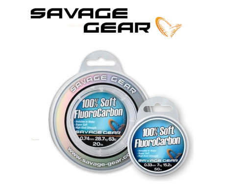 Флюорокарбон Savage Gear Soft прозрачный 20м 0.60мм