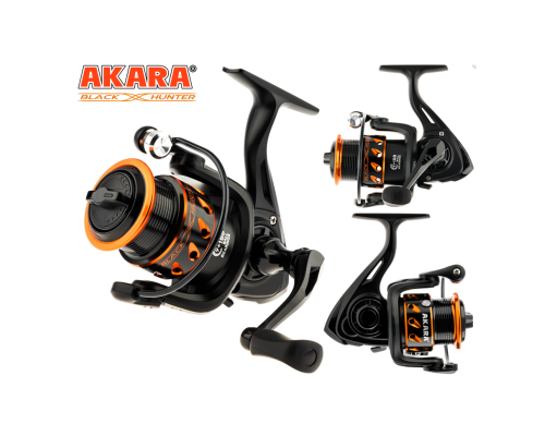 Катушка Akara Black Hunter Shalow 1000 9+1bb, запасная шпуля