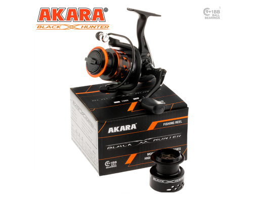 Катушка Akara Black Hunter Shalow 1000 9+1bb, запасная шпуля