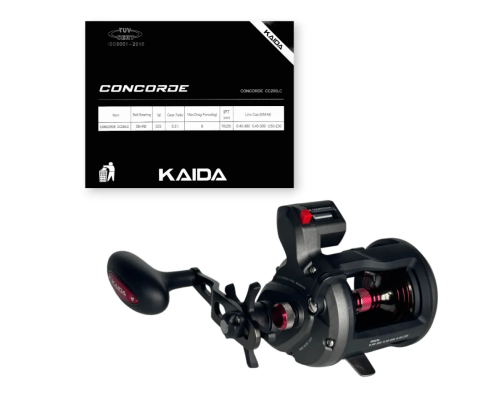 Катушка для троллинга Kaida Concorde CC200LC, 5.3:1 (под левую руку)