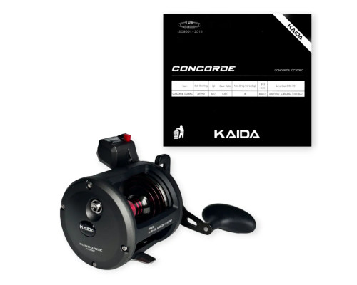 Катушка для троллинга Kaida Concorde CC300RC, 4.5:1 (под правую руку)