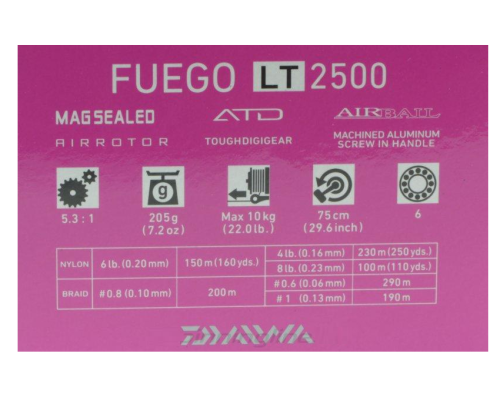 Катушка Daiwa Fuego 20 LT 2500