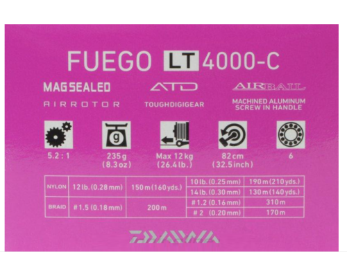 Катушка Daiwa Fuego 20 LT 4000-C