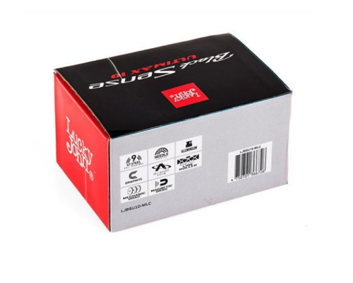 Катушка мультипликаторная Lucky John Black Sense Ultimax 10, 9п.+1р.п