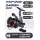 Катушка Mifine Darren Carbon 2500F, 5.2:1 (201гр)