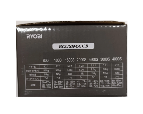 Катушка Ryobi Ecusima 1500S CB, 7п.+1р.п