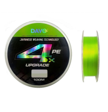 Плетенка DAYO Upgrade X4 PE 100 м, салатовый