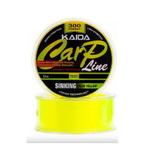 Леска карповая Kaida Carp Line 1000m флуо-желтая