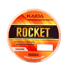 Леска карповая Kaida Rocket Sinking 1000м (флуо-оранжевая)