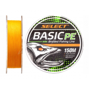 Плетенка Select Basic PE X4 150 м 0.14мм, цвет оранжевый