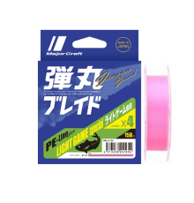 Плетенка Major Craft Dangan Braid Light Game X4 0,06мм 150м цвет розовый