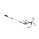 Поводки титановые Lucky John PELAGIC ASSIST оснащенные тройником d-0.40мм 7cm