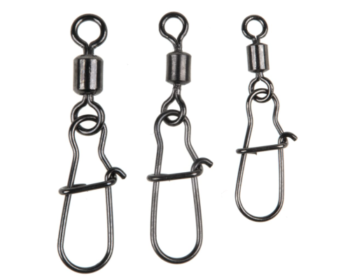 Вертлюги c застежкой Lucky John Pro Series ROLLING SWIVEL FASTLOCK Набор 30шт.