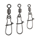 Вертлюги c застежкой Lucky John Pro Series ROLLING SWIVEL FASTLOCK Набор 30шт.