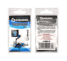 Вертлюги c застежкой для скользящей оснастки F-fishing Feeder Bead S 5шт