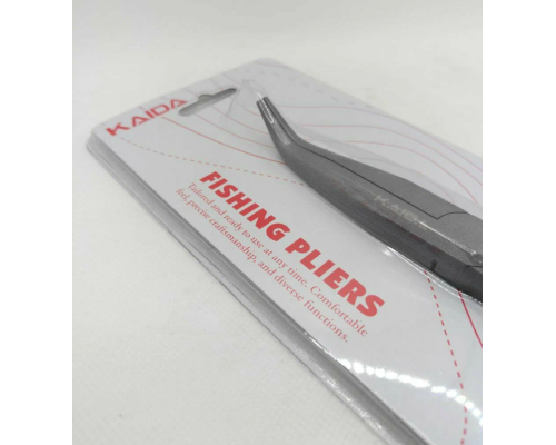 Пассатижи рыболовные Kaida FT17 длинногубцы утконосы изогнутые 280мм