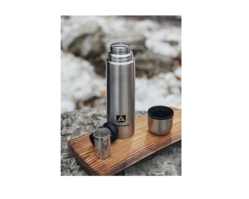 Термос стальной классический Арктика с узким горлом и ситечком на 0.75л (арт. 101-750С)