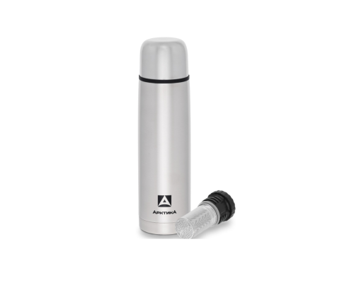 Термос стальной классический Арктика с узким горлом и ситечком на 0.75л (арт. 101-750С)