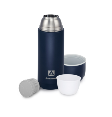 Термос стальной классический Арктика с узким горлом на 1.2л (арт. 105-1200) синий