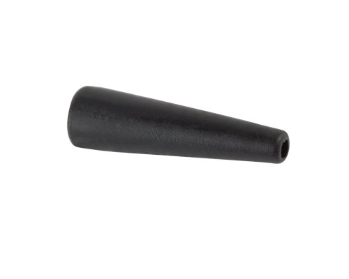 Конус для безопасной клипсы "Volzhanka Tail Rubbers" цвет Trans Black (10шт/уп)