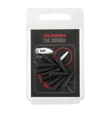 Конус для безопасной клипсы "Volzhanka Tail Rubbers" цвет Trans Black (10шт/уп)