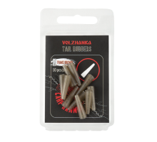 Конус для безопасной клипсы "Volzhanka Tail Rubbers" цвет Trans Brown (10шт/уп)