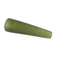 Конус для безопасной клипсы "Volzhanka Tail Rubbers" цвет Trans Green (10шт/уп)