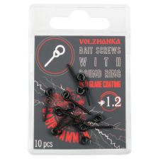 Набор креплений для бойлов Волжанка Bait Screw 12мм / SRVBS12-3.7 (10шт)