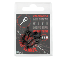 Набор креплений для бойлов Волжанка Bait Screw 8мм / SRVBS8-3.7 (10шт)
