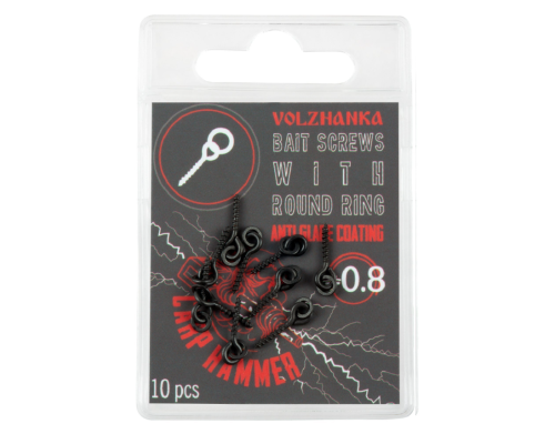 Набор креплений для бойлов Волжанка Bait Screw 8мм / SRVBS8-3.7 (10шт)