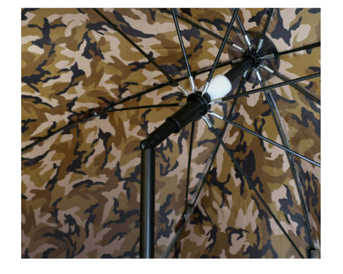Зонт рыболовный Flagman Camo Umbrella With Tent 2.5м