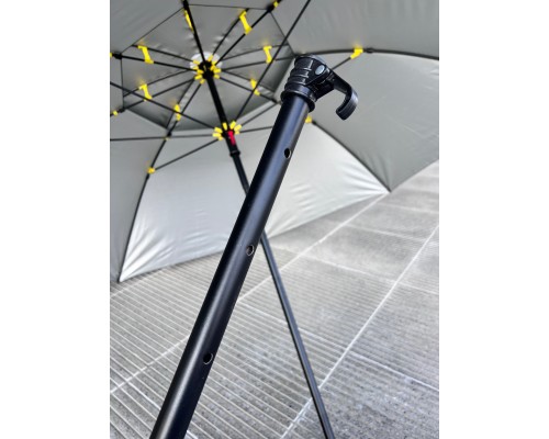 Зонт рыболовный Kaida SU02-24 2.4м, light green + dark green (двойной слой)