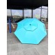 Зонт рыболовный Kaida SU03-22 2.2м, tiffany blue (двойной слой)