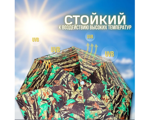 Зонт рыболовный карповый Kaida SU05-22 2.2м, с боковым наклоном