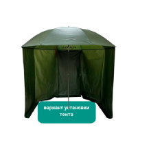 Зонт рыболовный с тентом Kaida SU04-20 2.0м Army Green