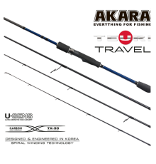 Спиннинг Akara Teuri Travel L 2.28м, 1-12гр