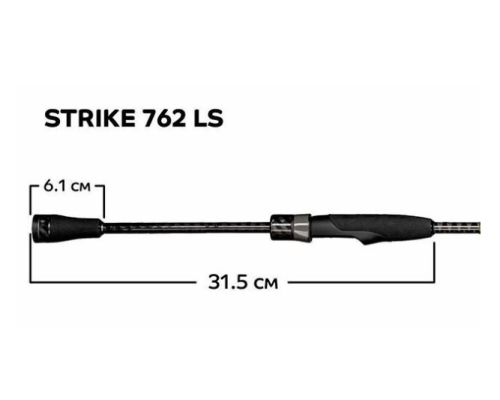 Спиннинг CF (Crazy Fish) Strike 762 LS 2.29м, 2-10гр