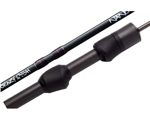 Спиннинг Crazy Fish Nano Long Carbon, NSRC652XULS 1.96 м, 0.5-3 гр