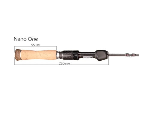 Спиннинг Crazy Fish Nano One, 1.85 м, 0.3-2.5 гр