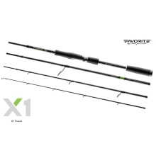 Спиннинг Favorite X1 Travel 804ExH 2.44m 30-80g Ex.Fast