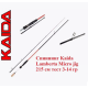 Спиннинг Kaida Lamberta Micro jig 2.15m 3-14гр, 120 г
