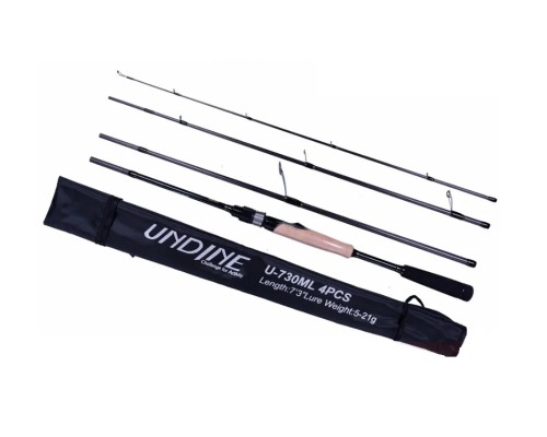 Спиннинг Kaida Undine 236см 7-28гр (4-x частный), 130гр