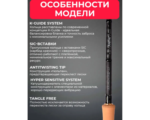 Спиннинг Maximus Manic-X 21MH 210см 10-42гр Extra Fast