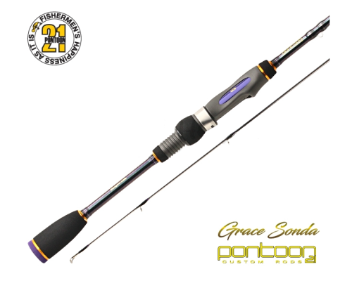 Спиннинг Pontoon21 Grace Sonda 218 см, 1,7-10,5 гр., 4-8 Lb., Fast, Tubular tip