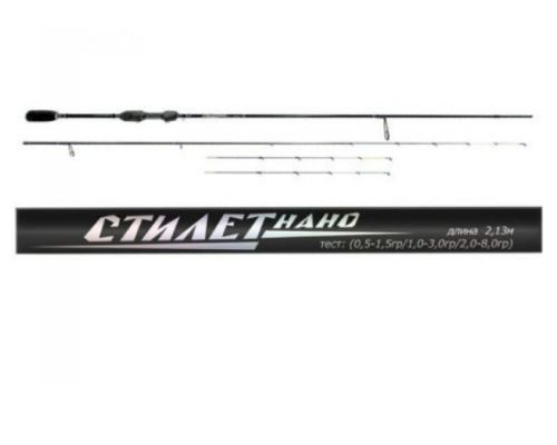 Спиннинг Волжанка НаноСтилет 2.13м, 0.5-8гр